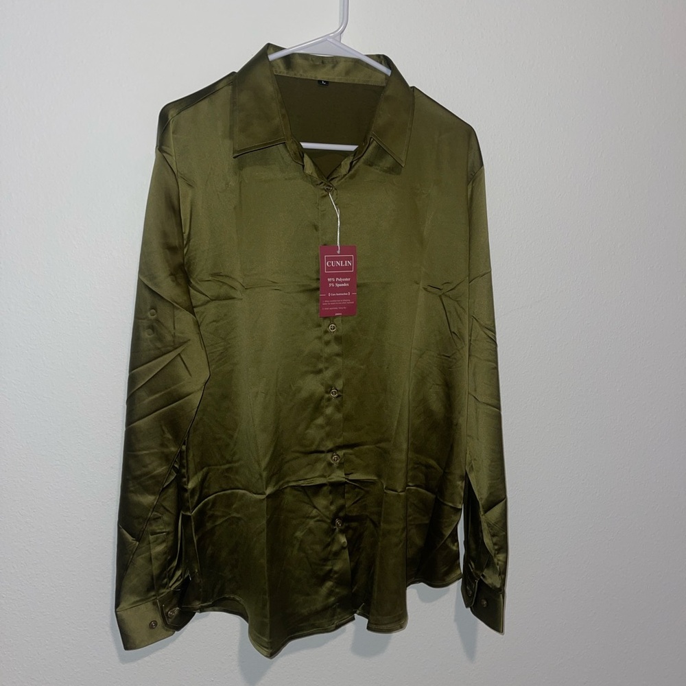 Button down long sleeve.